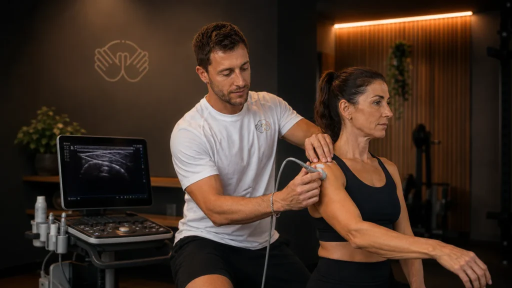 Ecografía musculoesquelética de hombro en Fisioterapia Najarro Zaragoza