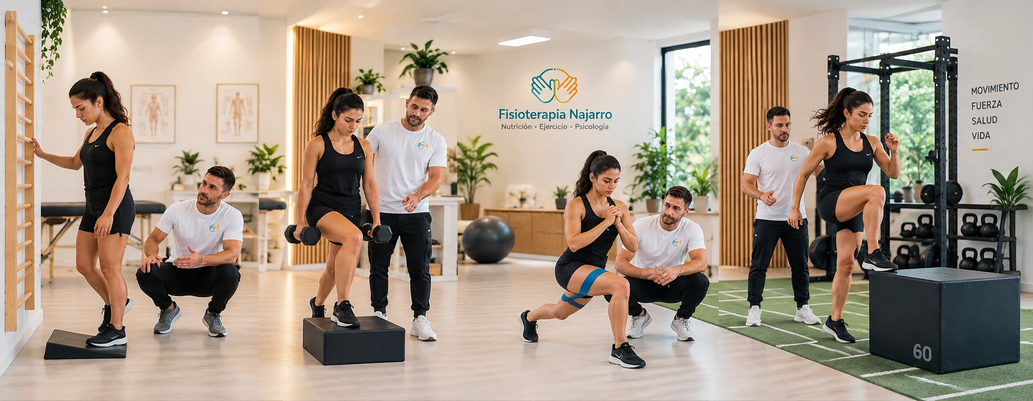 Secuencia de ejercicio terapéutico para recuperar la capacidad del tendón en Fisioterapia Najarro, Zaragoza.